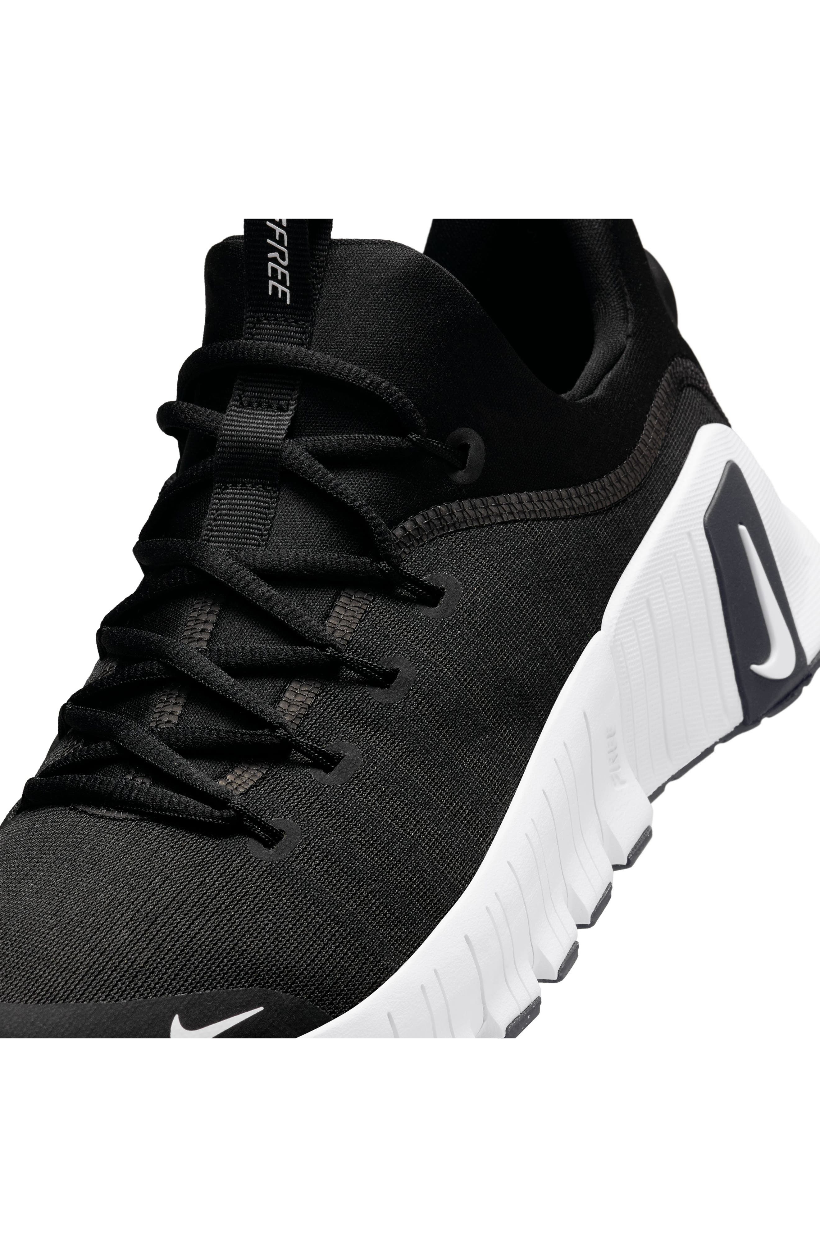 Nike Free Metcon 6 Training Shoe in 001 Black/white at Nordstrom - 7