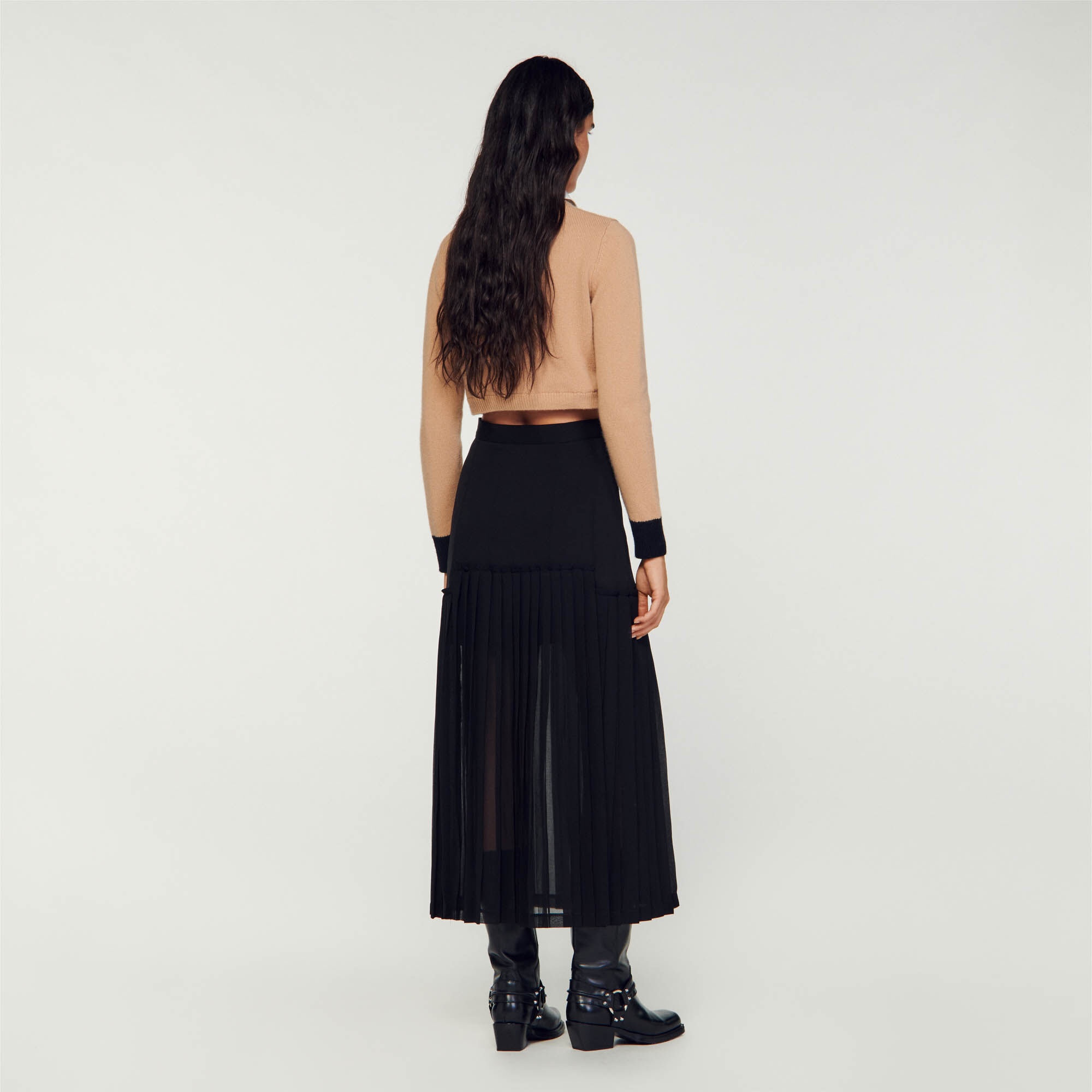 PLEATED LONG SKIRT - 6
