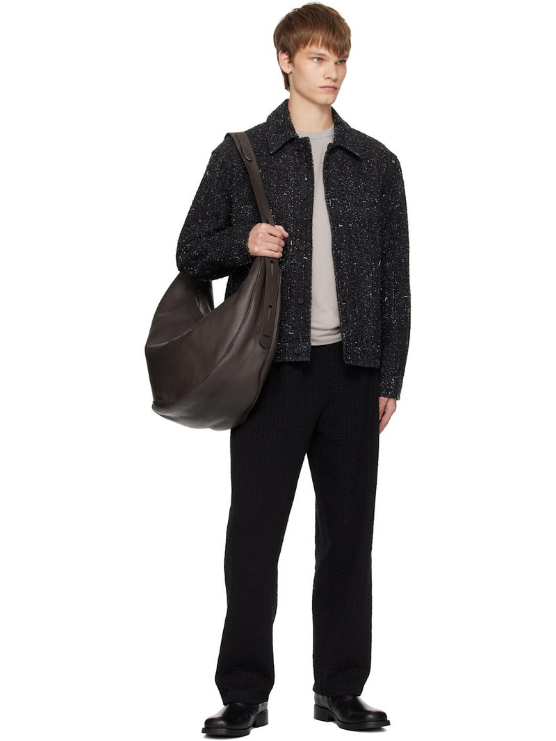 Craig Green Black Embroidered Linestitch Trousers outlook