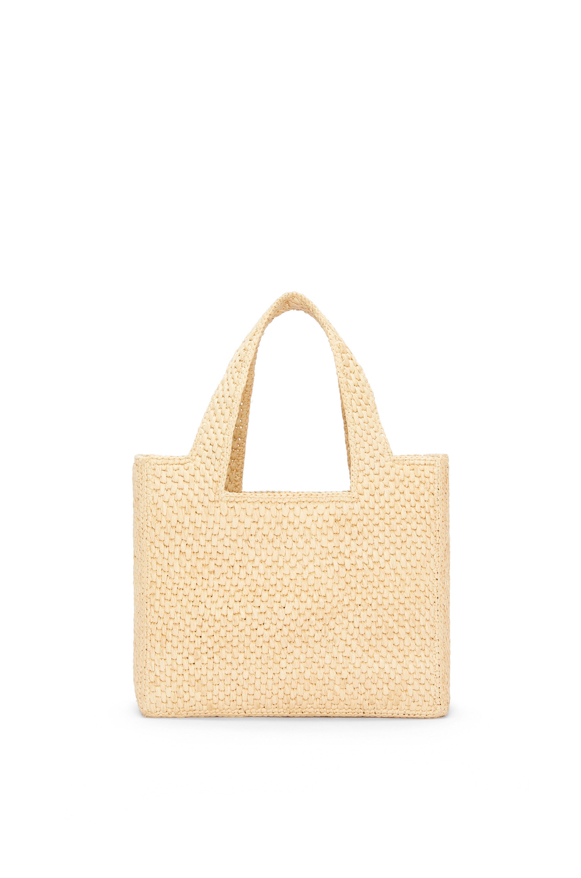 Small LOEWE Font Tote in raffia - 5