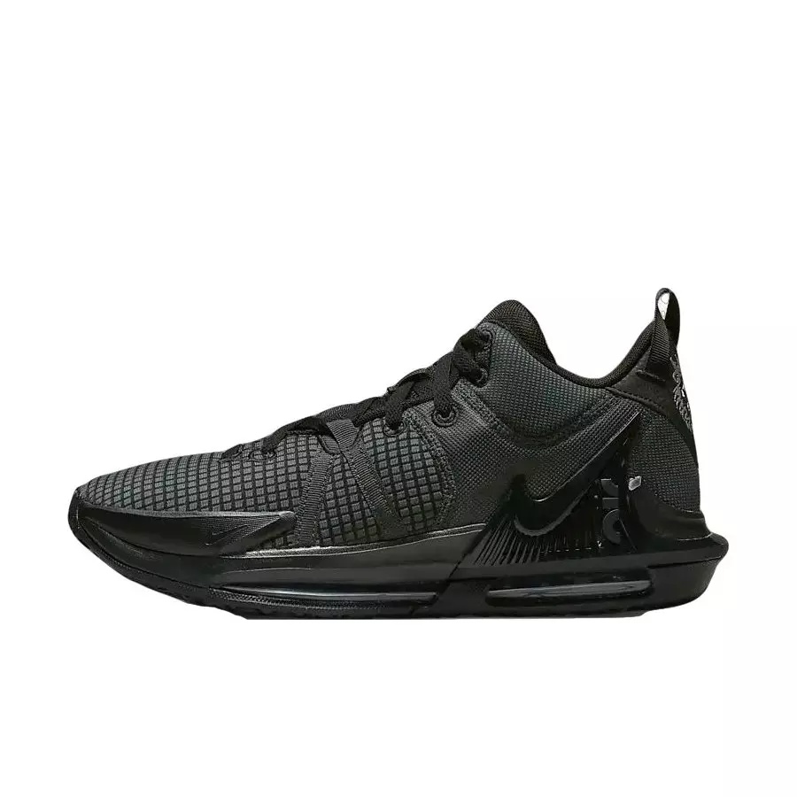 LeBron Witness 7 "Black/Anthracite/Black" Men's Basketball Shoe - 2