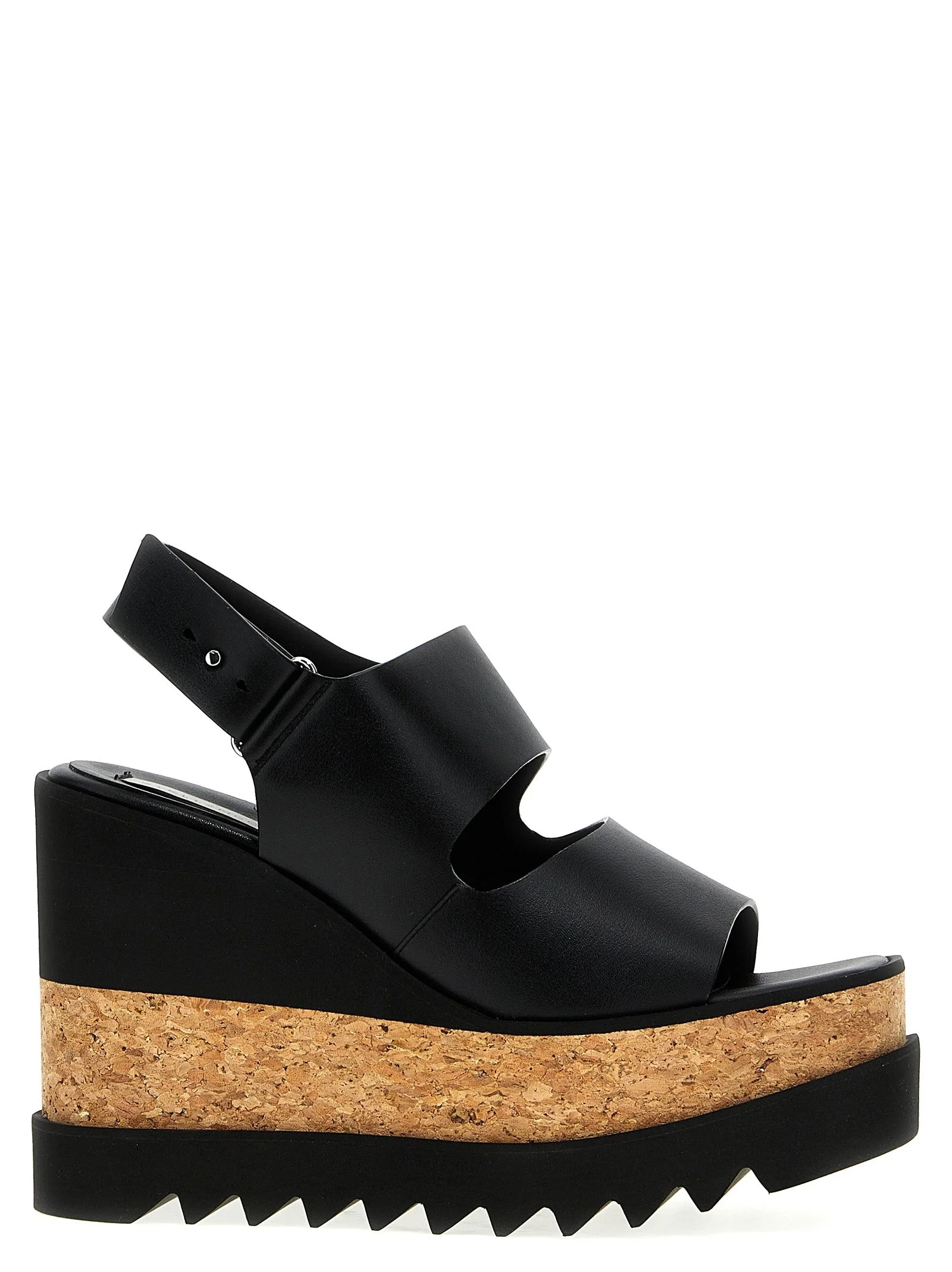 Sneak-Elyse Wedges Black - 1