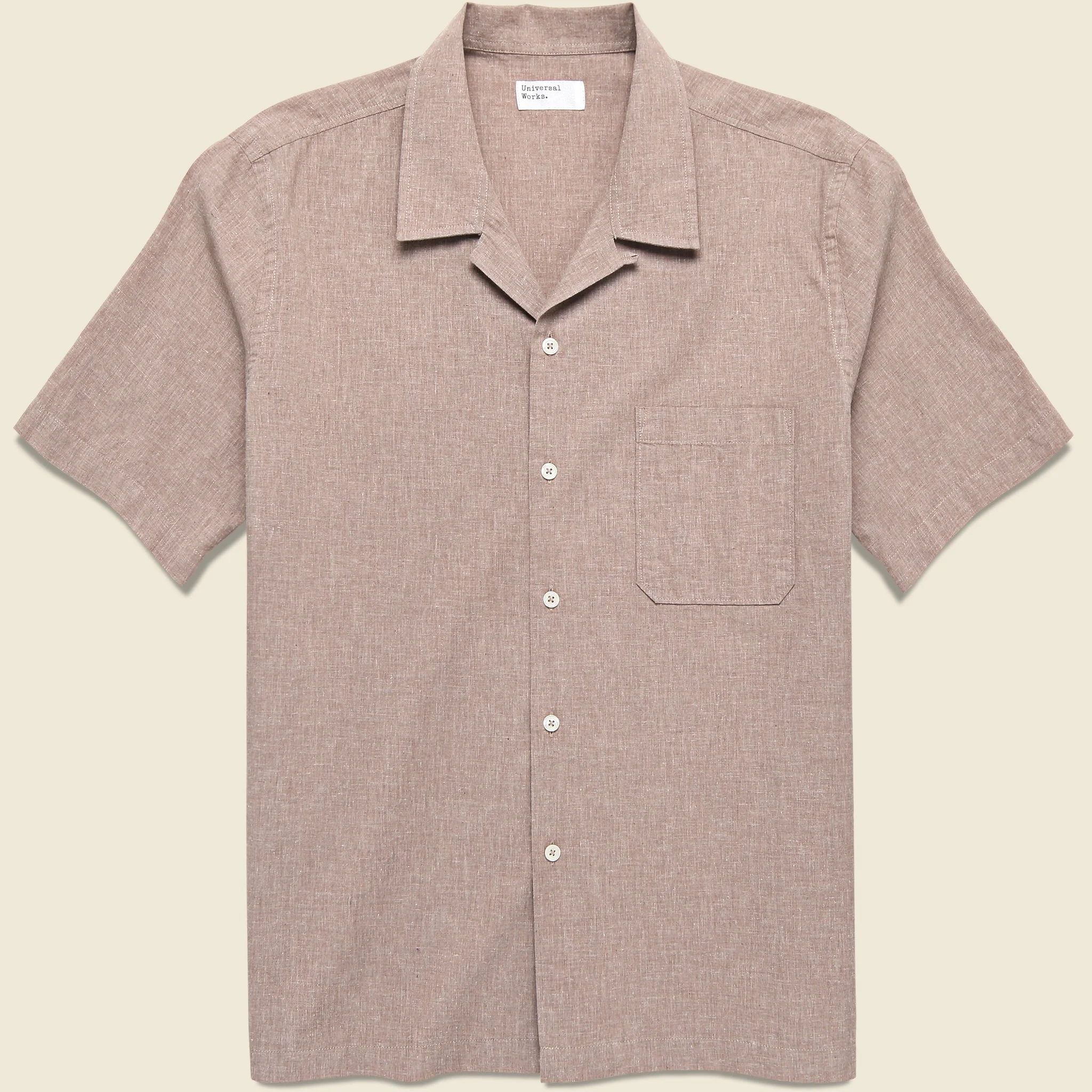 Sido Linen Road Shirt - Brown - 1