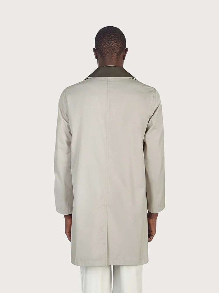 TRENCH WITH NAPPA DETAILS - 4