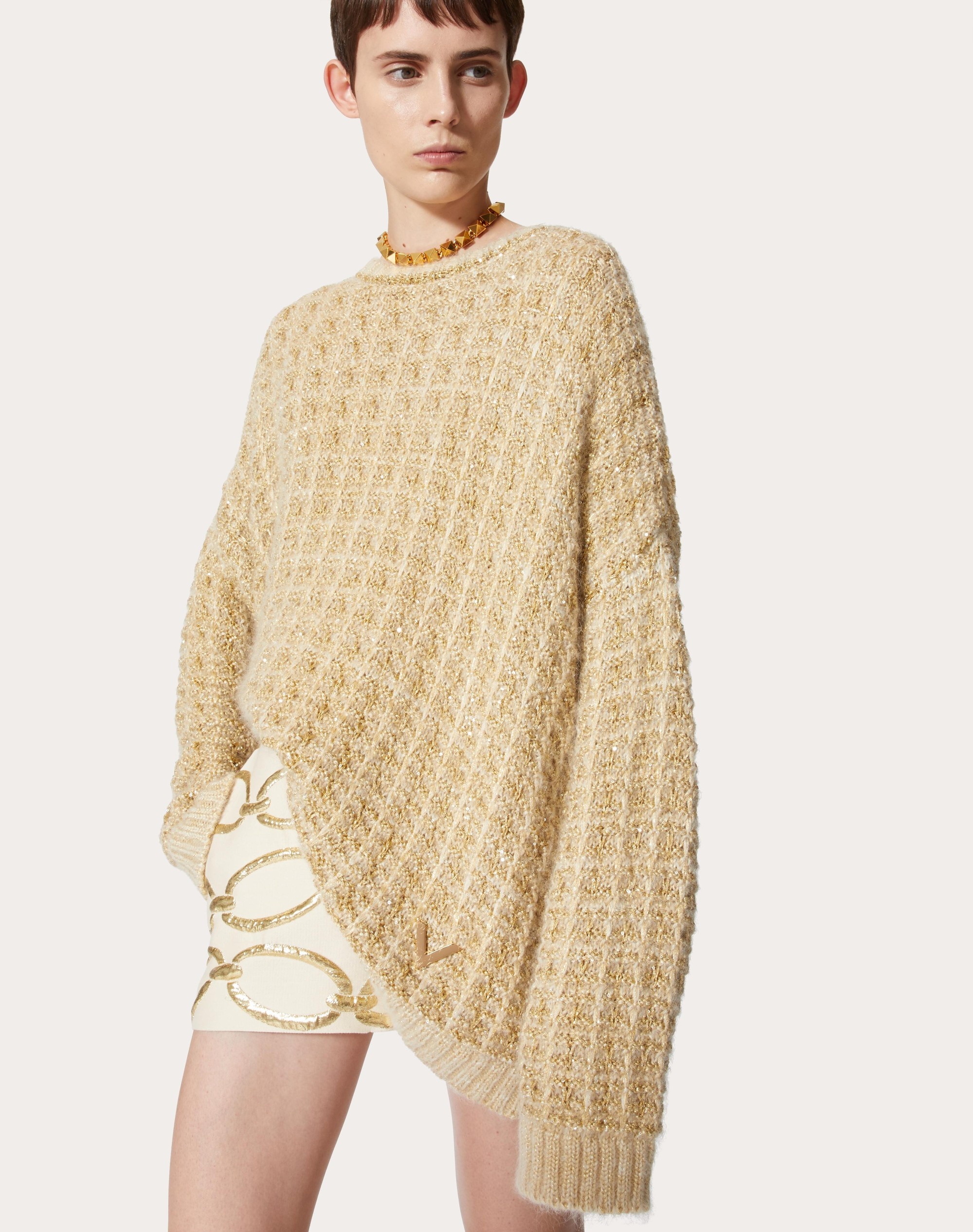 MOHAIR LUREX SWEATER - 5