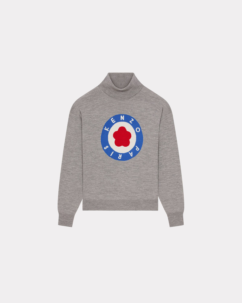 KENZO Target roll neck jumper - 1