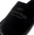 Home Logo-Embroidered Velvet Slippers - 12