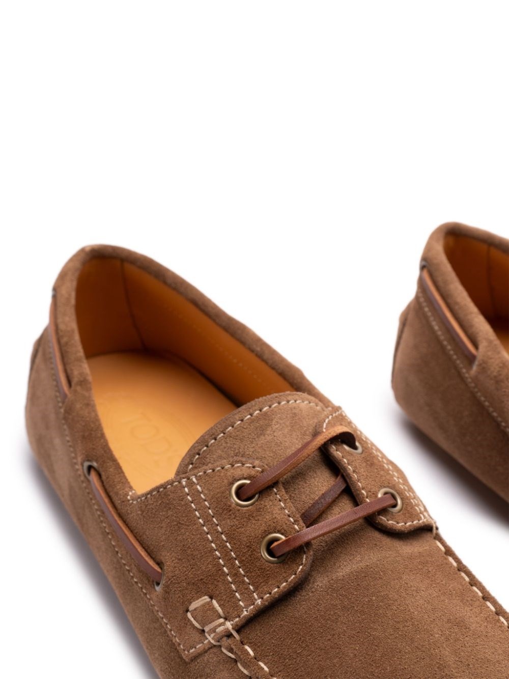 Gommino bubble suede leather loafers - 4