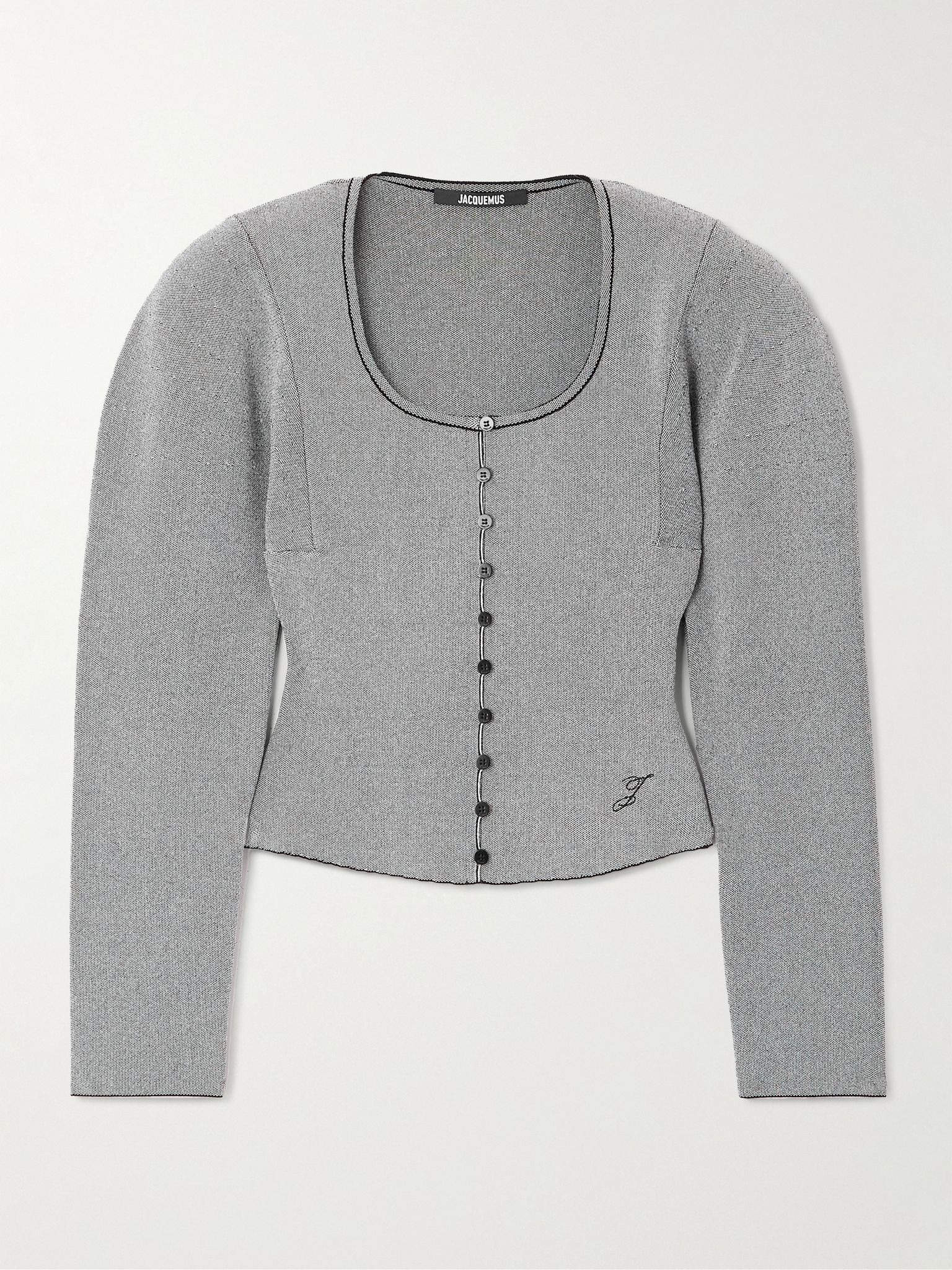 Sera knitted cardigan Gray - 1