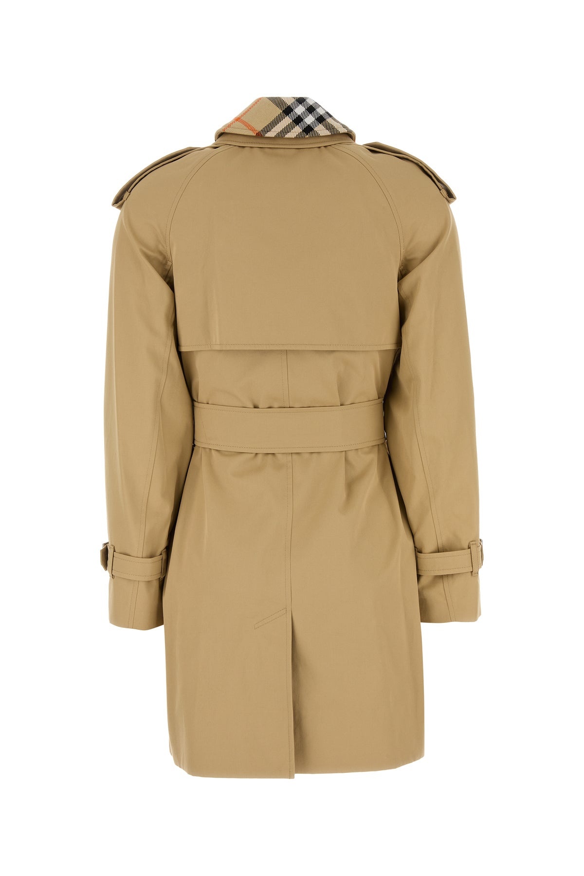 Beige cotton trench coat - 2