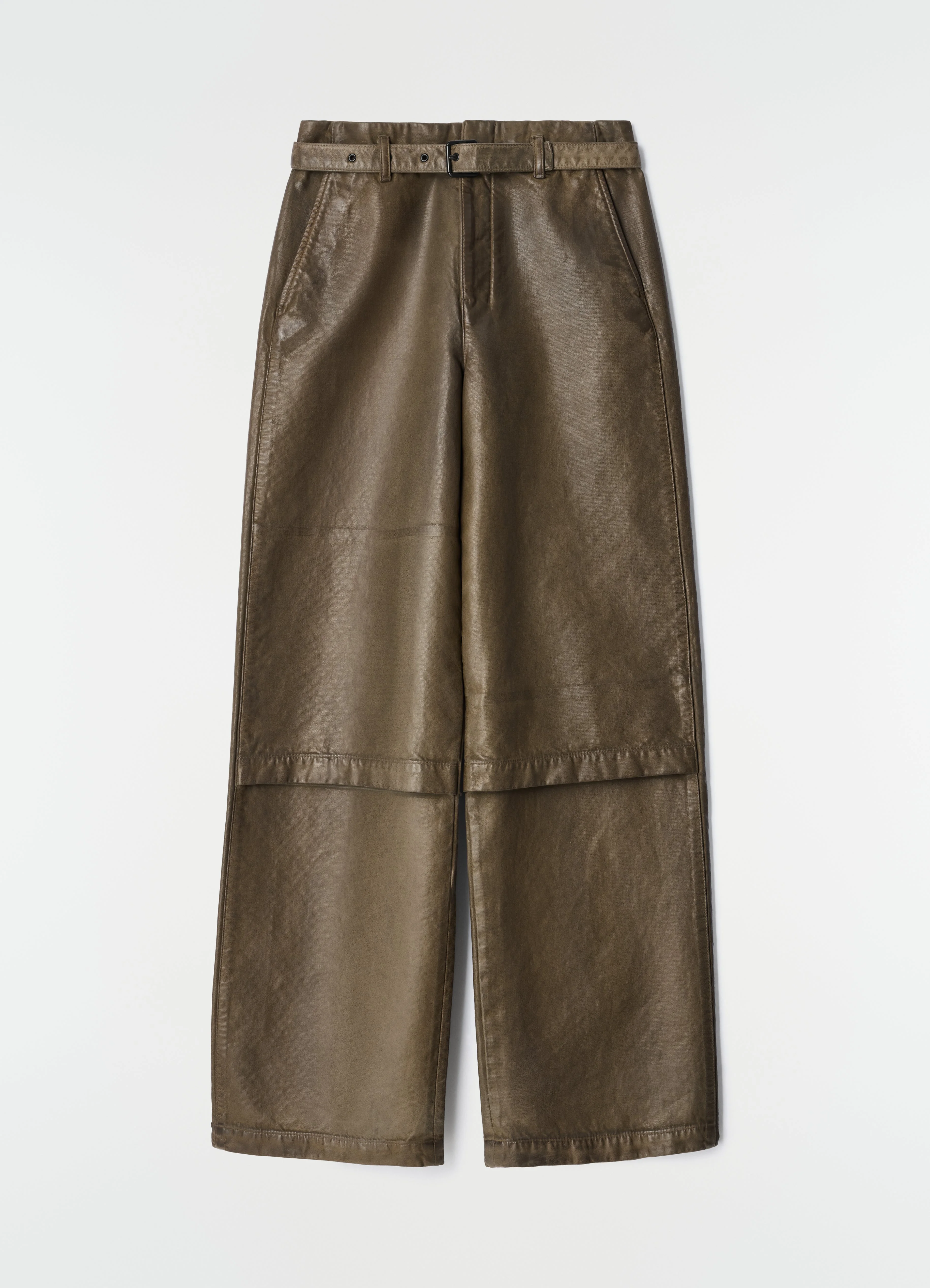 WORK PANTS IN COATED BROKEN TWILL - 1