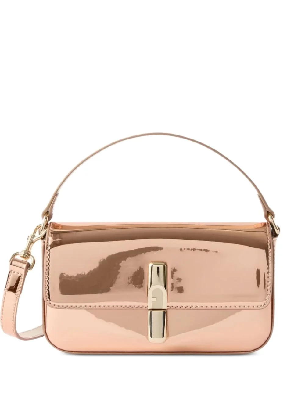 top-handle shoulder bag - 1