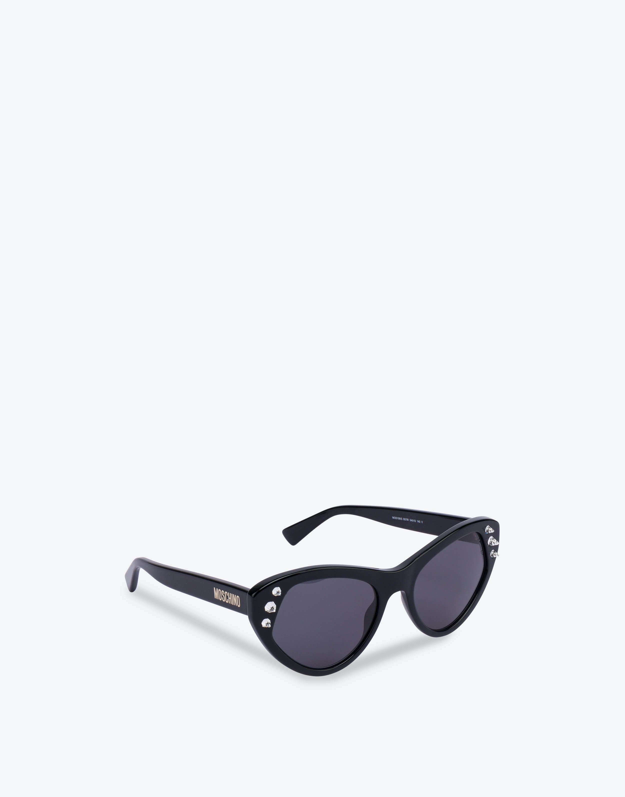CAT EYE SUNGLASSES WITH RHINESTONES - 2