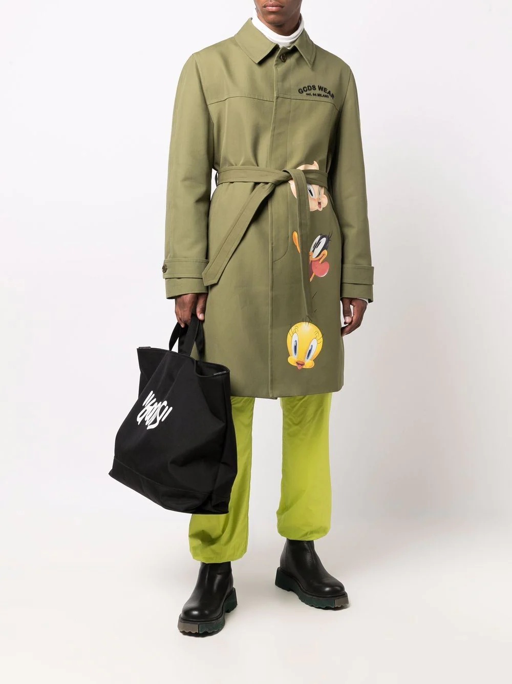 x Looney Tunes™ long-sleeved trench coat - 2