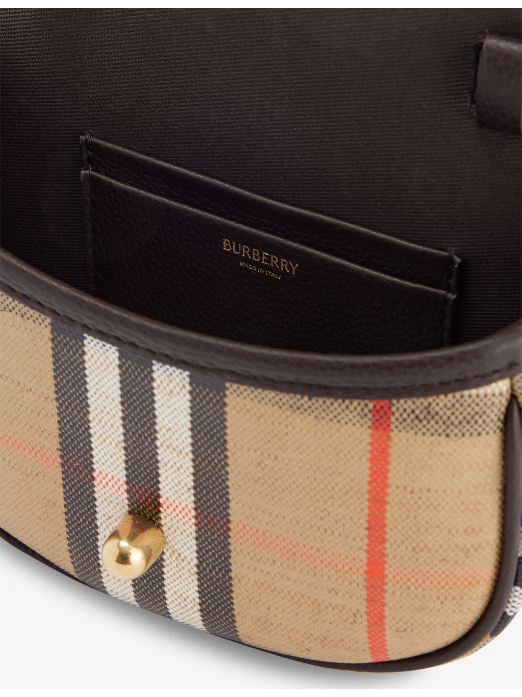 Mini Highlands Check Coated Cotton-Blend Cross-Body Bag - 5