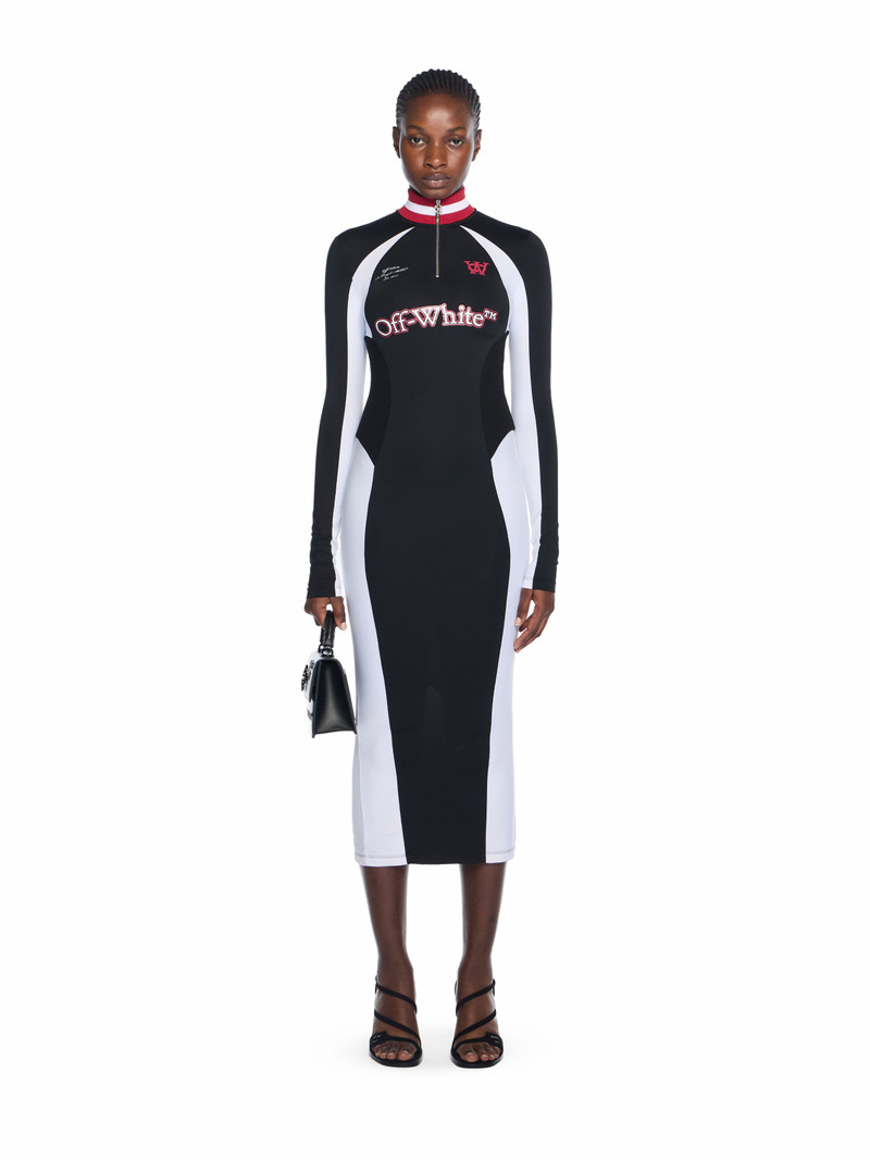 Off-White Tech Jersey Midi Dress outlook
