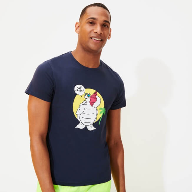 Men Organic Cotton T-shirt Allo La Mer? - 5