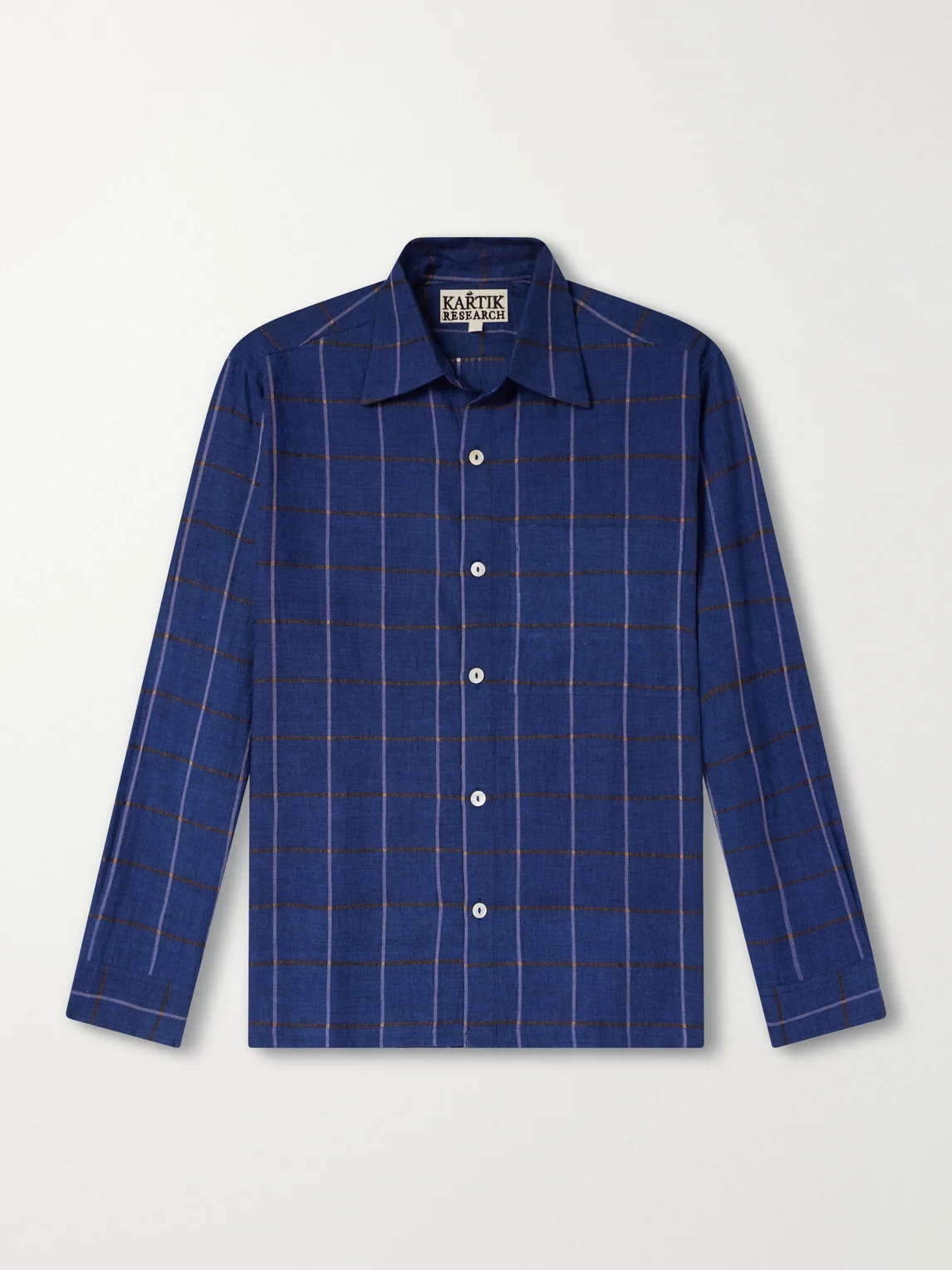 Checked Cotton-Canvas Shirt - 1