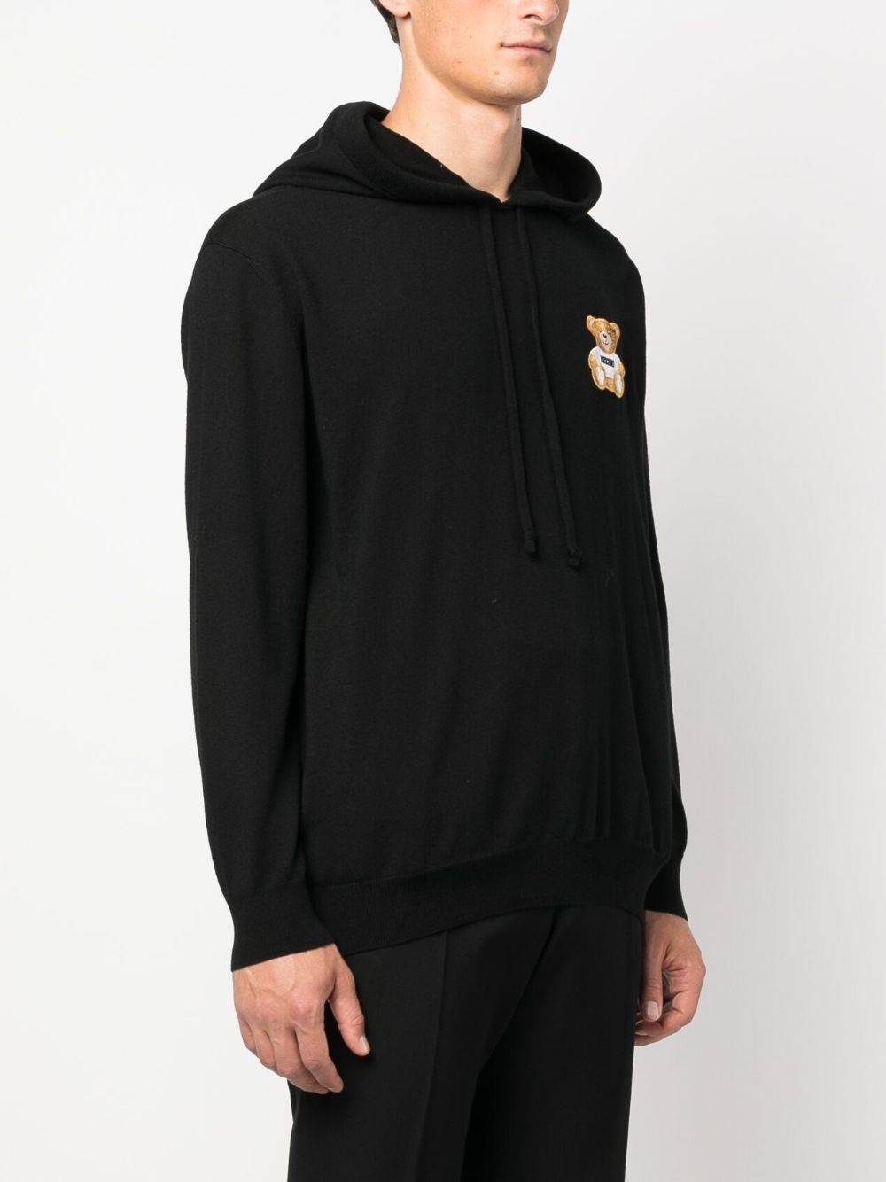 teddy-bear virgin wool hoodie - 3