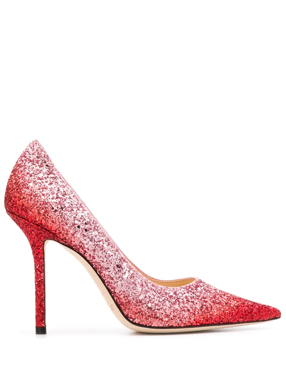 Love 100mm glitter pumps - 1