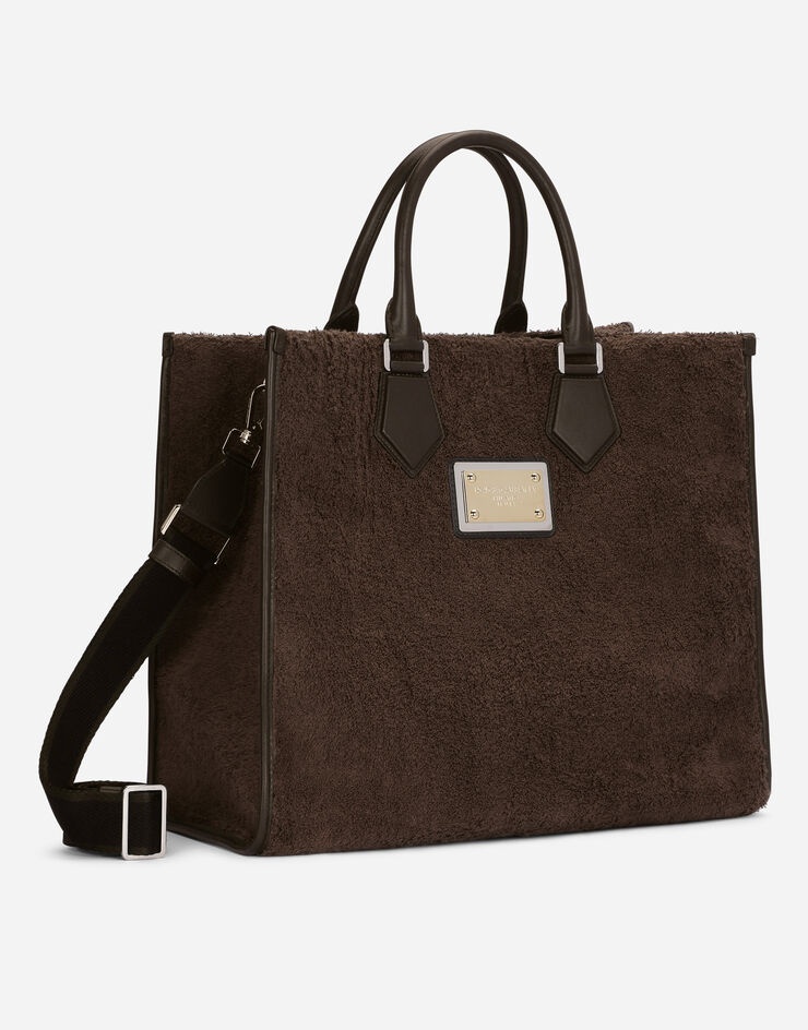 Large terrycloth shopper - 3