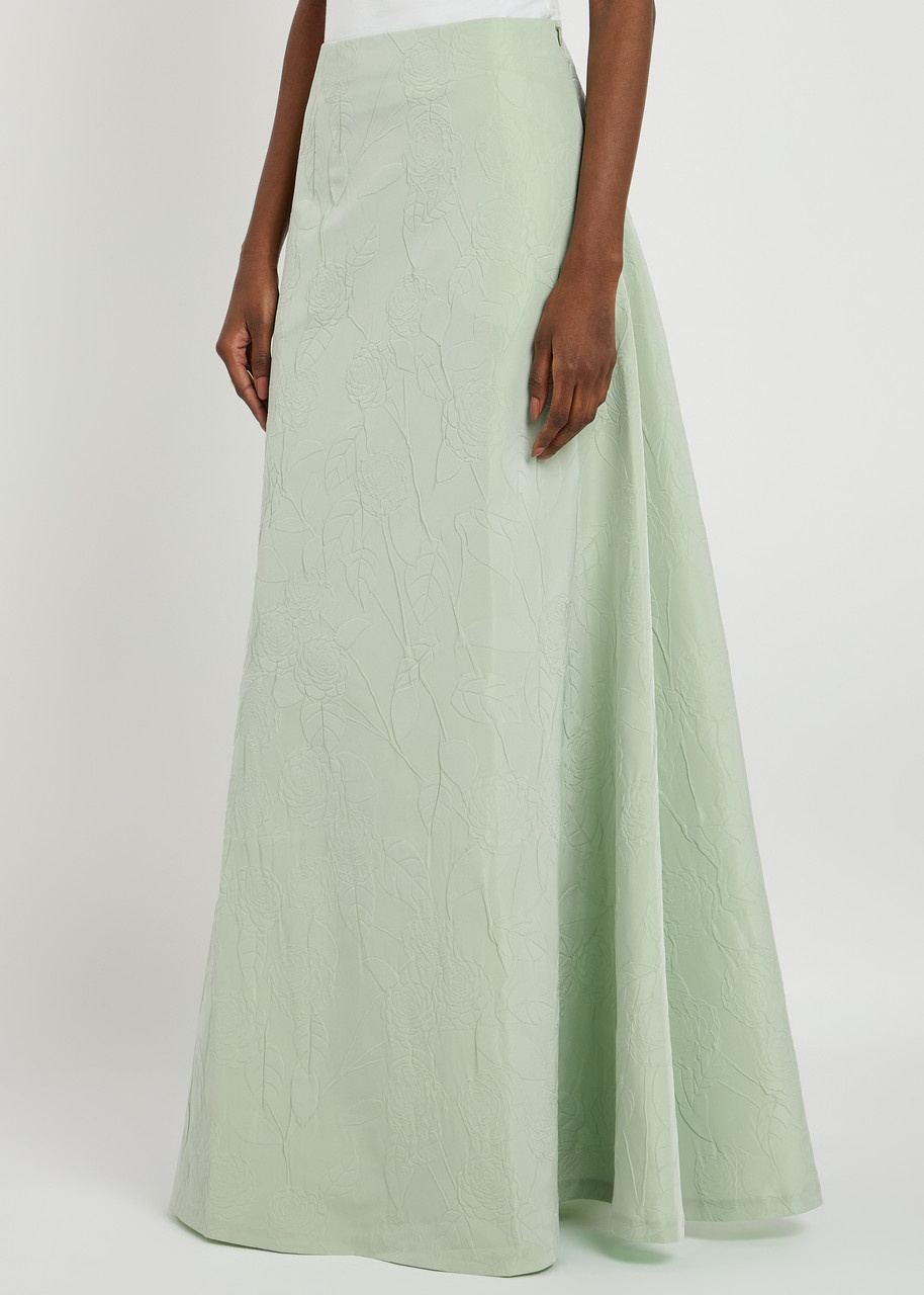 Bernadette Caswell Taffeta Maxi Skirt - 2
