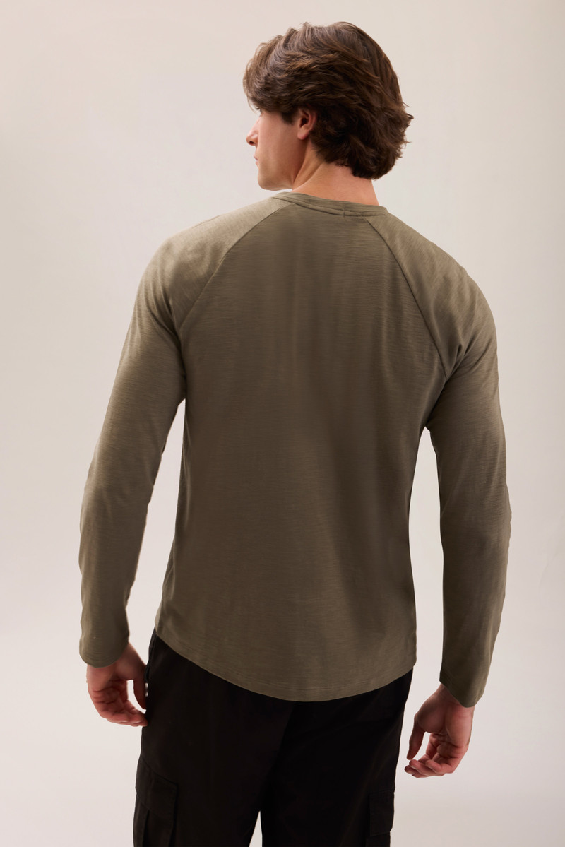 Slub Jersey Henley 3