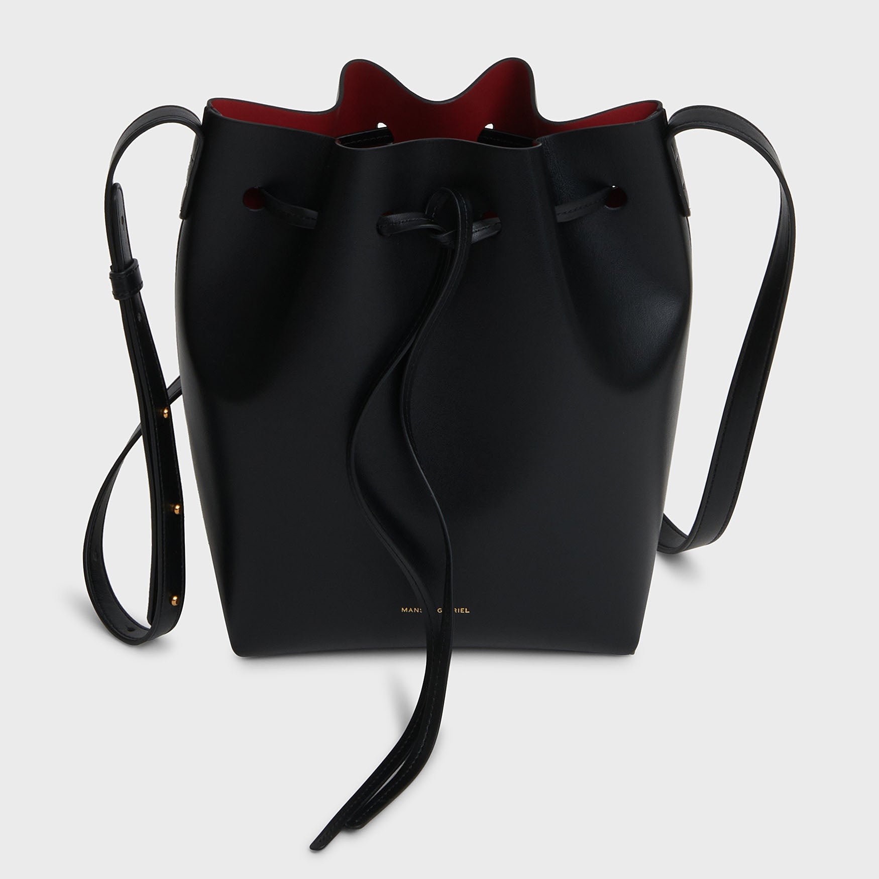 VEGAN APPLE LEATHER BUCKET BAG - 4