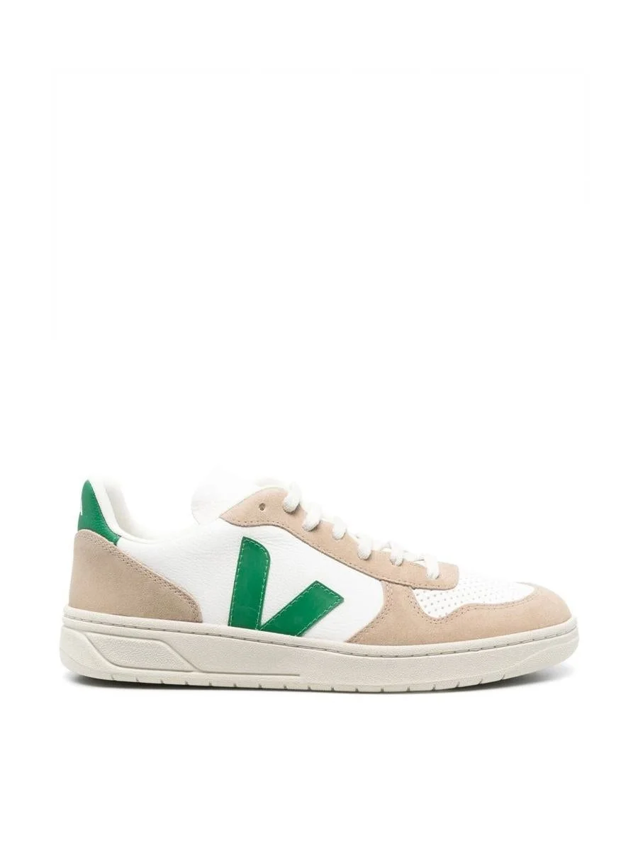 Veja VEJA V10 CHROMEFREE LEATHER SNEAKERS SHOES - 1