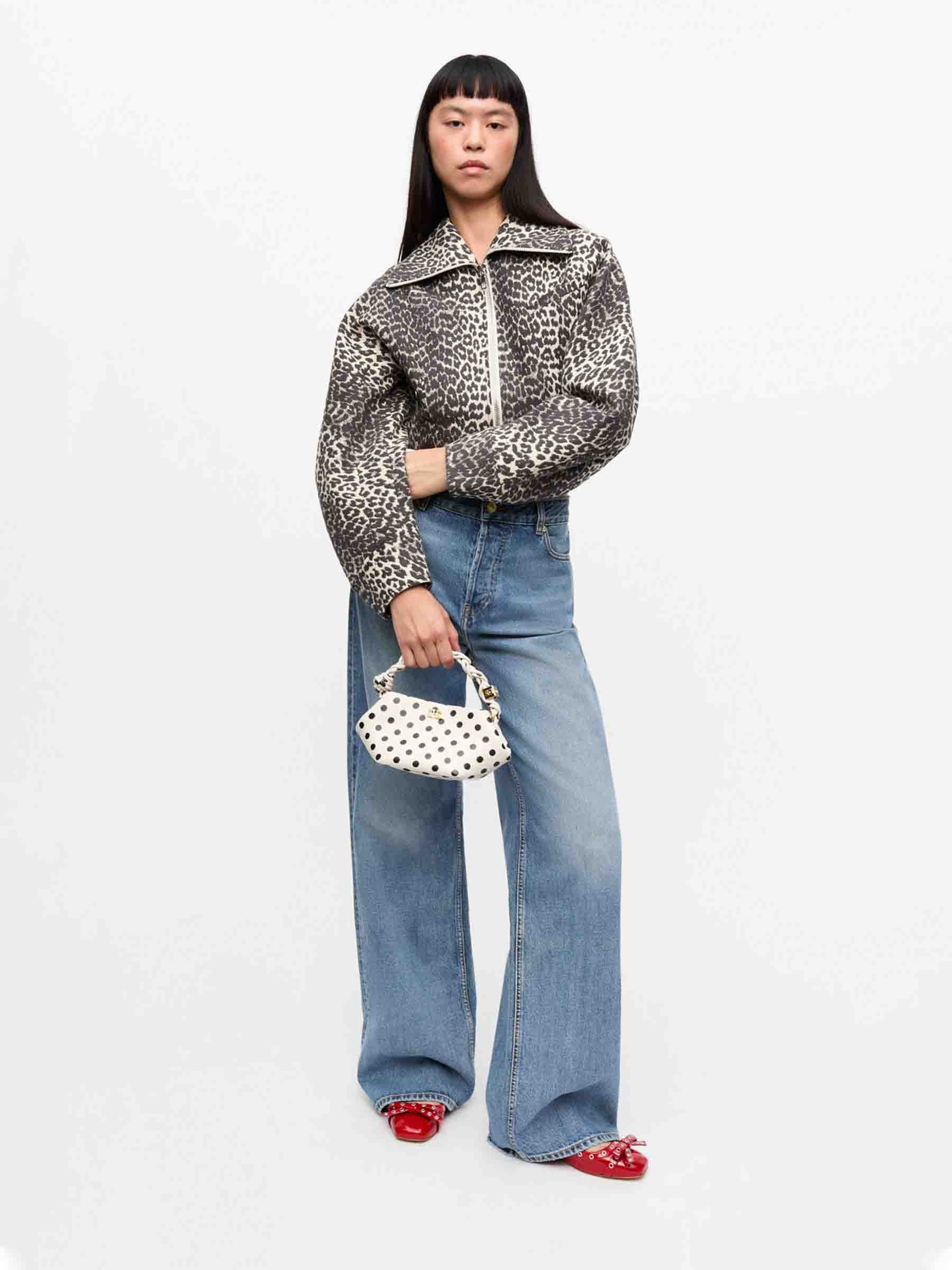 CROPPED ZIPPER JACKET - 2