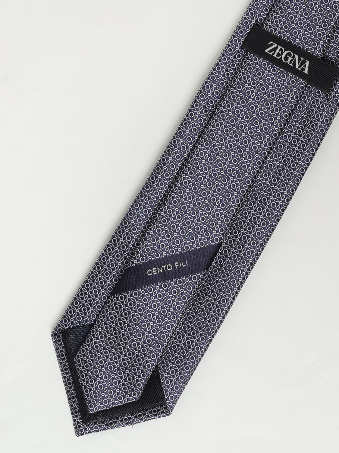 Zegna Tie Men Navy - 2