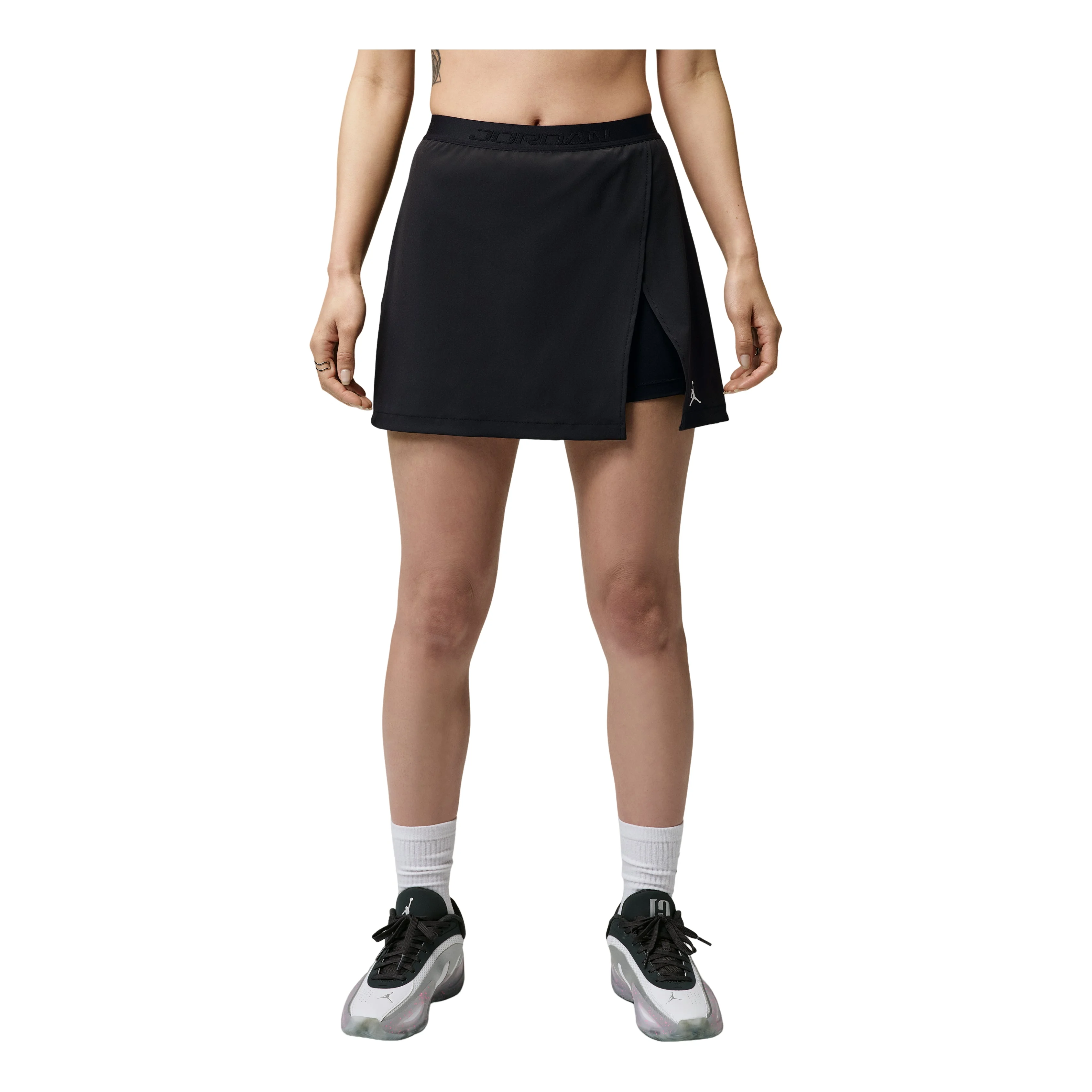 (WMNS) Jordan Sports Essentials Dri-FIT Skirt 'Black White' IH4566-010 - 1