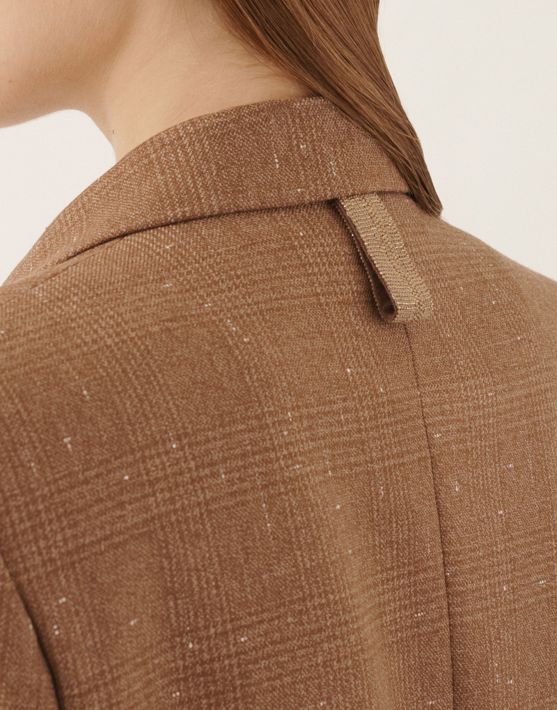 Double-breasted jacket in Prince of Wales check 5