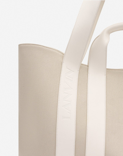 Lanvin BALLADE EAST WEST CANVAS TOTE outlook