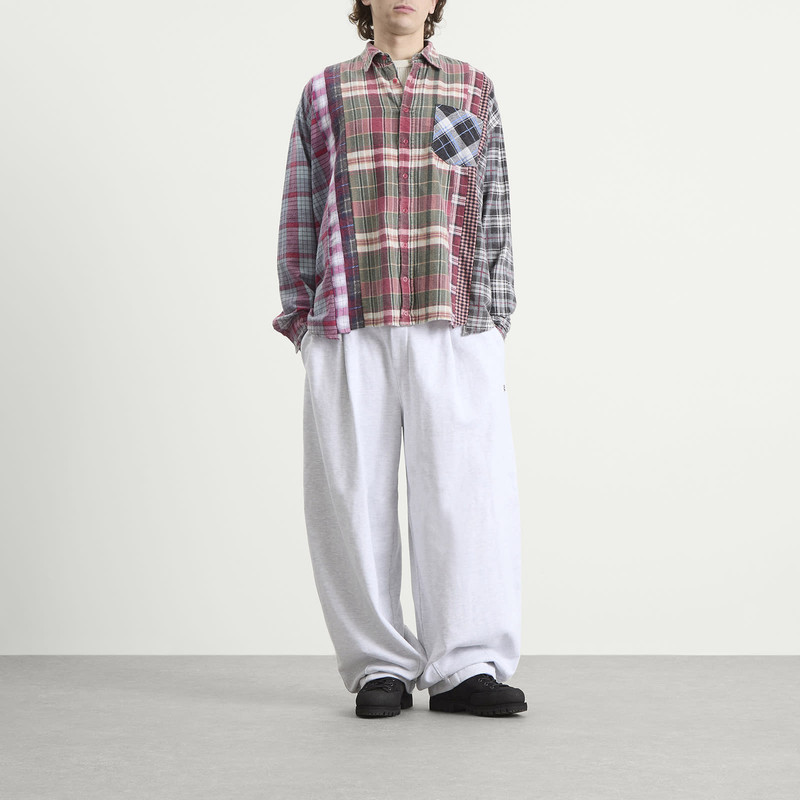 NEEDLES Needles 7 Cuts Wide Flannel Shirt outlook