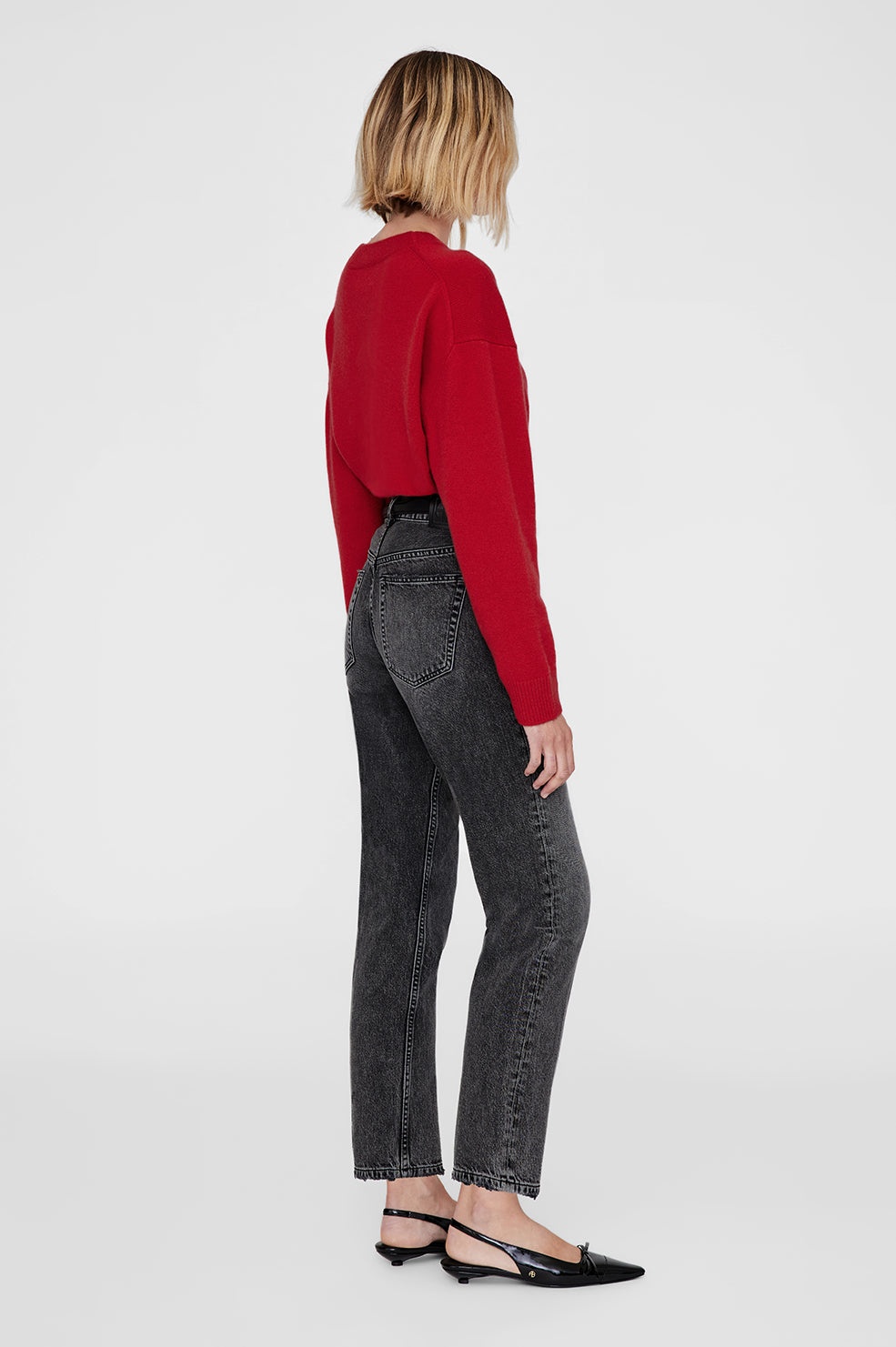Lee Crew Sweater - Scarlet Red - 3
