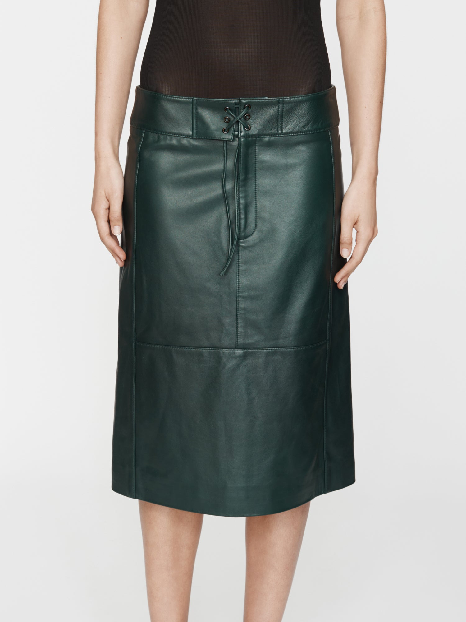 Eddie Leather Skirt - 9