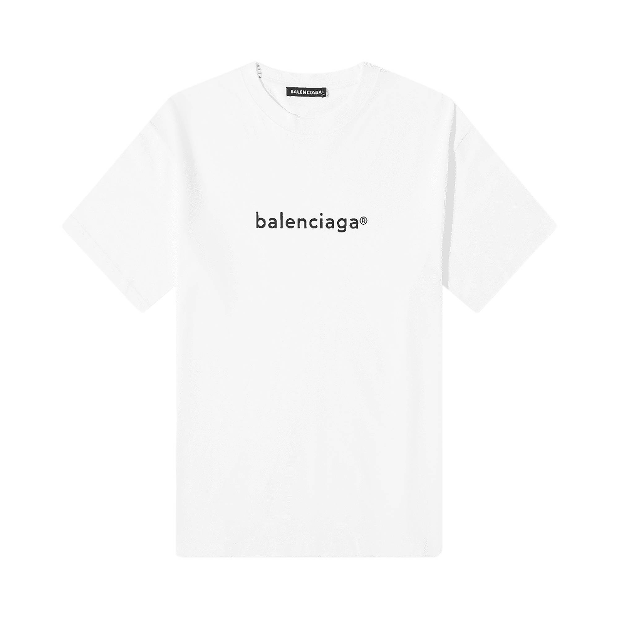 Balenciaga New Copyright Logo T-Shirt 'White' - 1