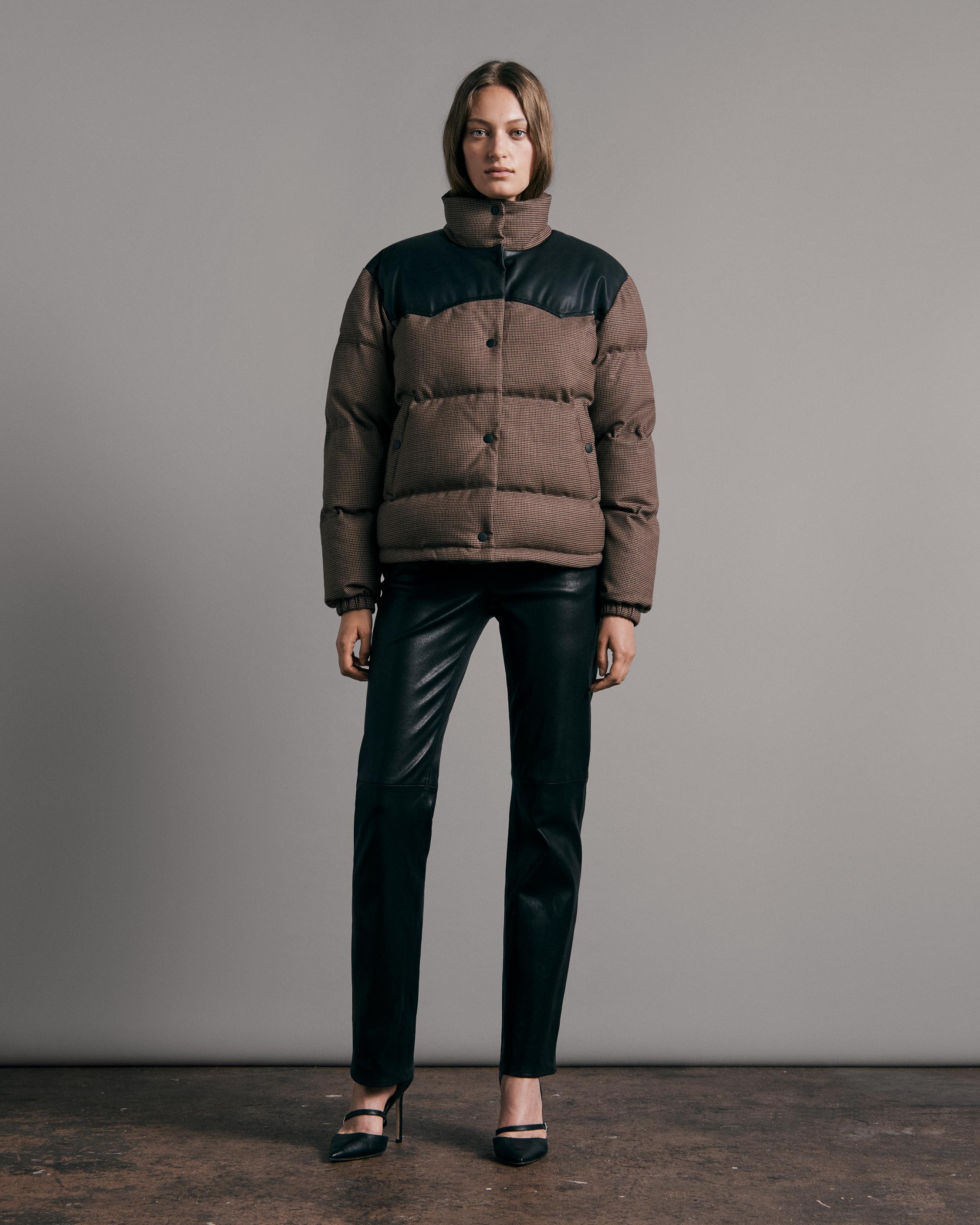 Cal Wool Plaid Puffer Coat
Relaxed Fit Coat - 2