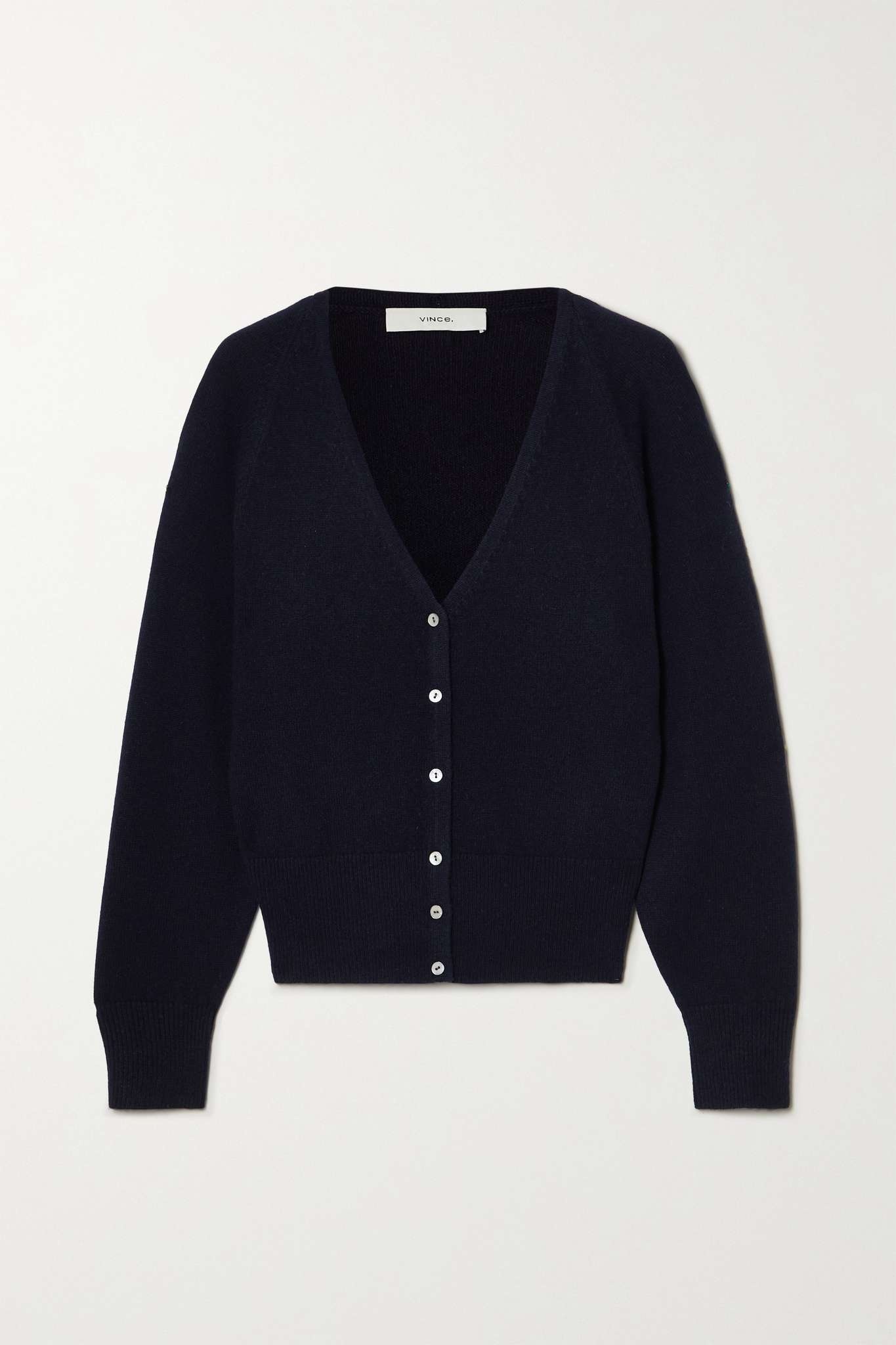 Wool and cashmere-blend cardigan - 1