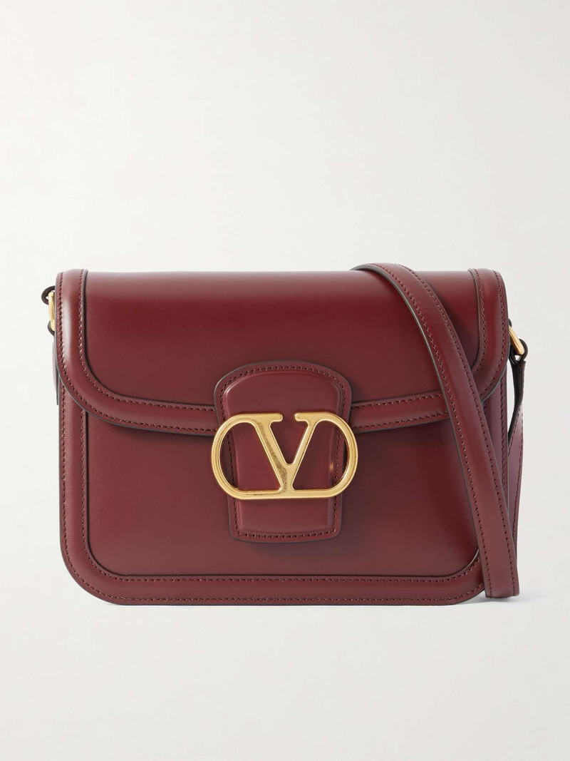 9to5 small leather shoulder bag Brick - 1