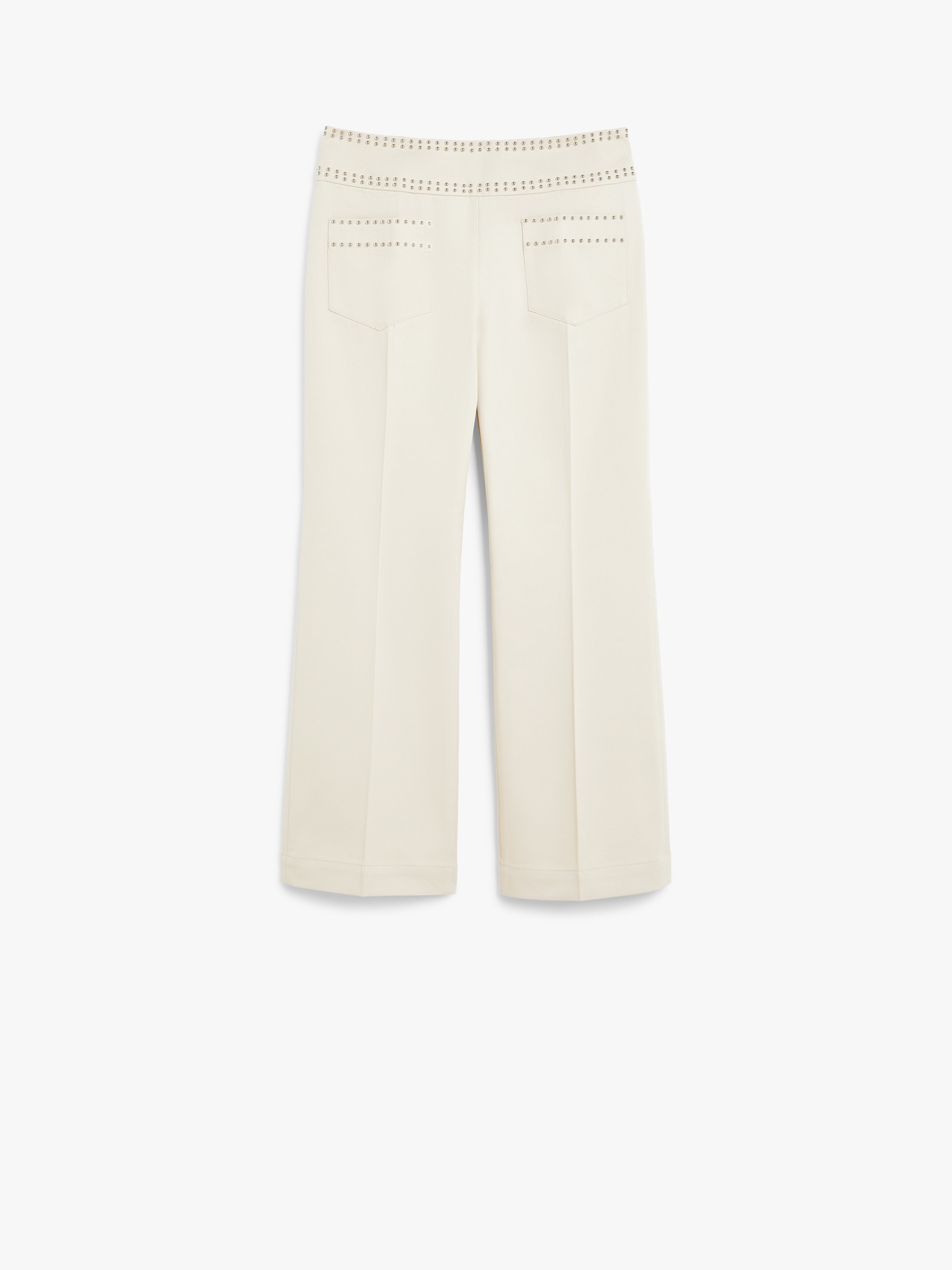 Weekend Max Mara ASTRALE1234 ストレッチコットン フレアパンツ WEEKEND Max Mara ASTRALE1234 Flared stretch cotton trousers