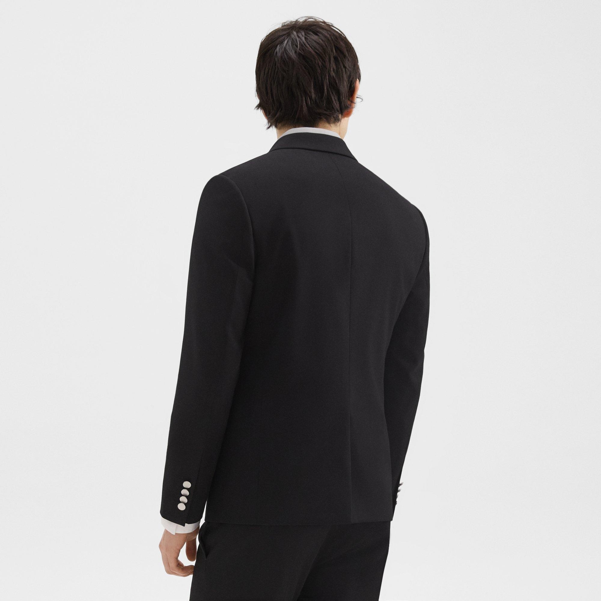 Morton Blazer in Textured Gabardine - 4