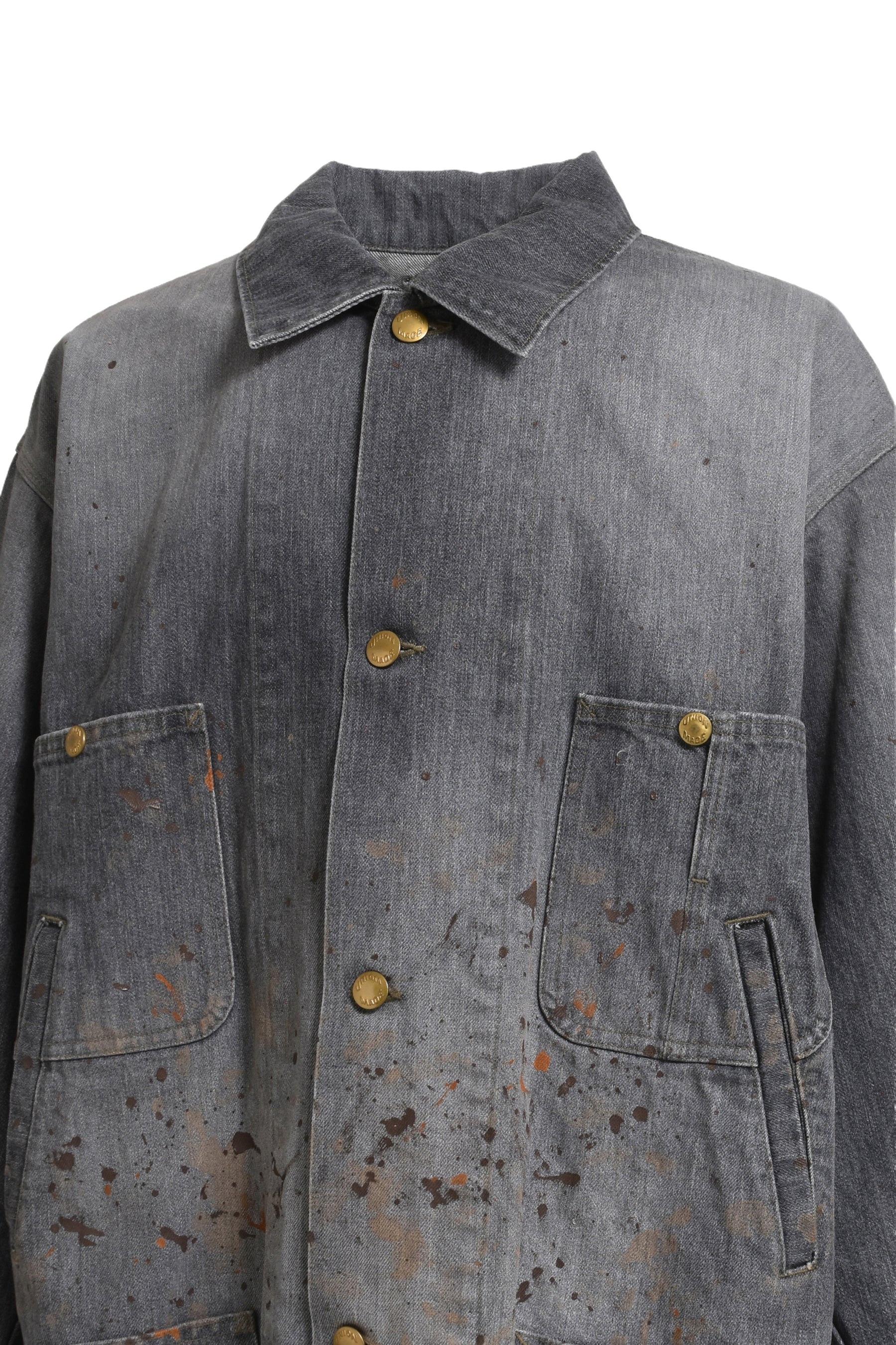doublet CUT OFF DENIM COVERALL / BLK | nubiantokyo | REVERSIBLE