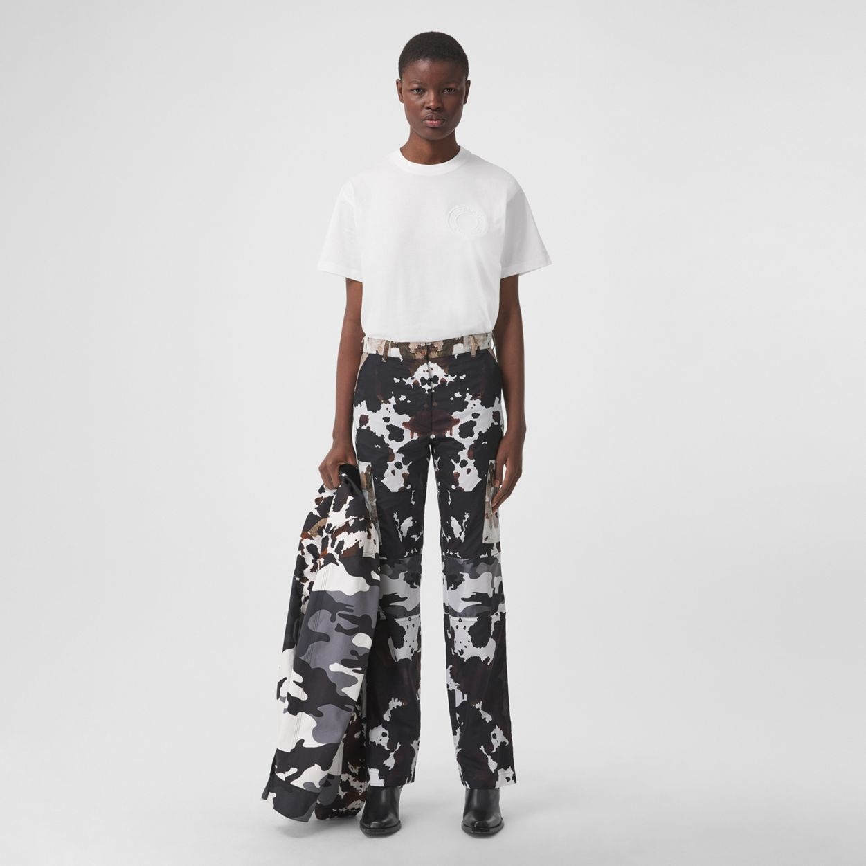Logo Graphic Cotton Oversized T-shirt - 6