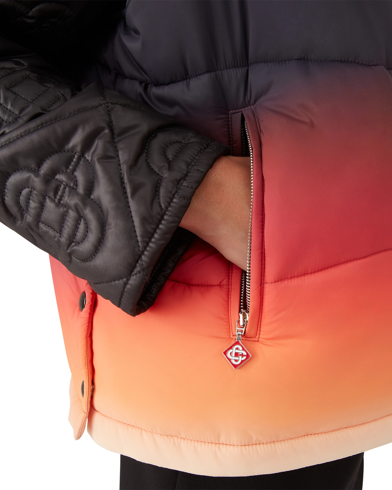 Gradient Nylon Puffer Gilet | Casablanca Paris - 5