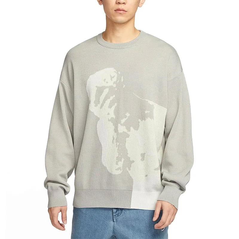Nike SB Skateboarding Sweater 'Light Iron Ore' FN2574-072 - 1