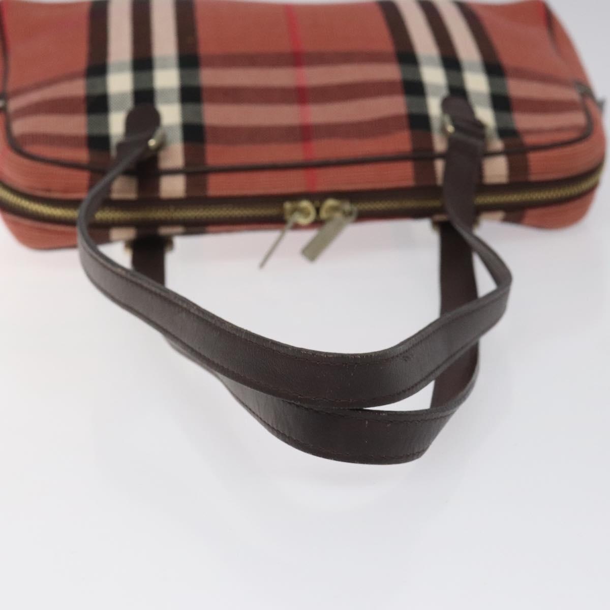 Burberry Nova Check Shoulder Bag Canvas Red - 7