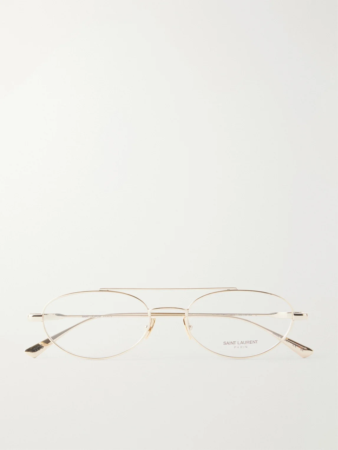SL 951 OPT Aviator-Style Gold-Tone Glasses - 1