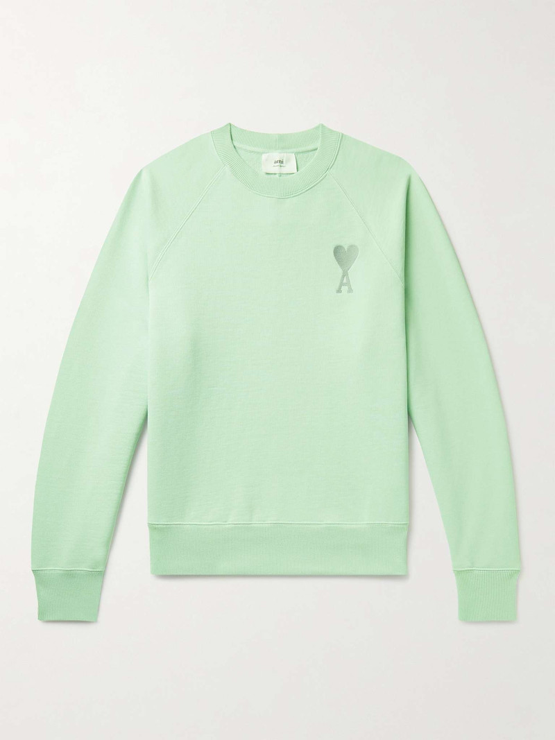 Logo-Appliquéd Cotton-Jersey Sweatshirt - 1